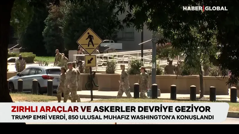 ABD Başkanı Trump emri verdi, zırhlı araçlar ve askerler devreye girecek