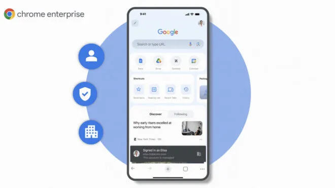 Chrome’un iOS sürümü artık iş ve kişisel Google hesapları arasında kolay geçiş sunuyor