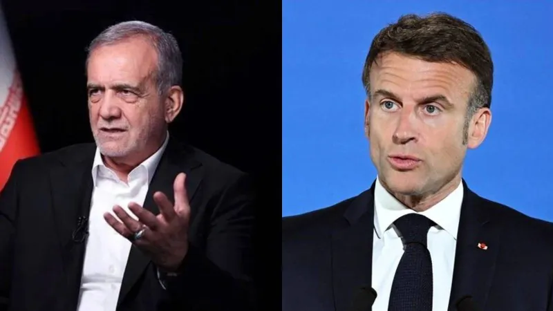 Macron'dan Kritik İran Hamlesi! Pezeşkiyan ile Neler Konuştu?
