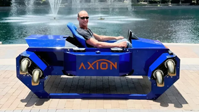 Uçan Araba Gerçek Oldu! Jet Motorlu Axion Geliyor