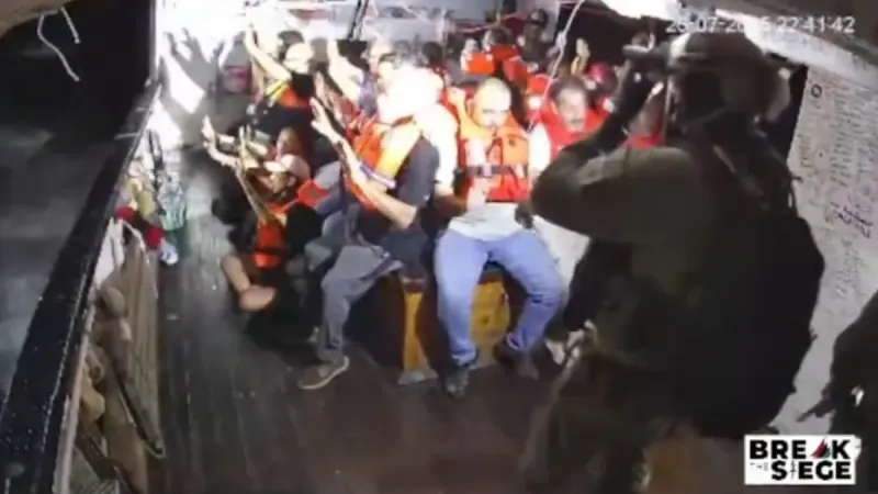 Gazze’ye umut taşıyordu! Katil İsrail'den Hanzala gemisine müdahale