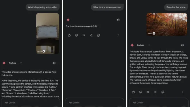 Gemini'den Devrim! Videoları Analiz Etmeye Başladı!