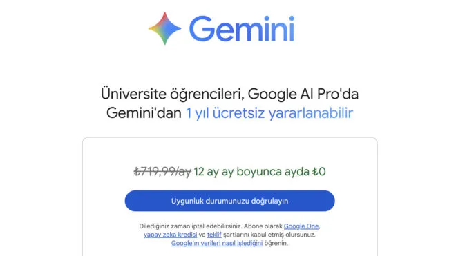 Google'dan Öğrencilere Müjde! AI Pro Artık Ücretsiz!