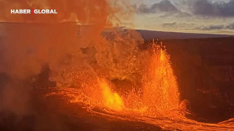 Hawaii'deki Kilauea Yanardağı 25. kez lav püskürttü