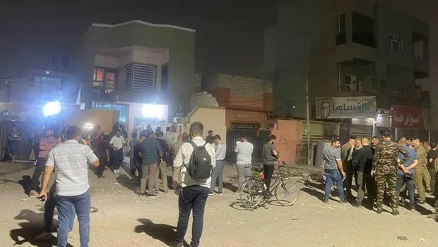 Kerkük Havalimanı'nda Korkunç Anlar! Füze Saldırısı ve Yangın!