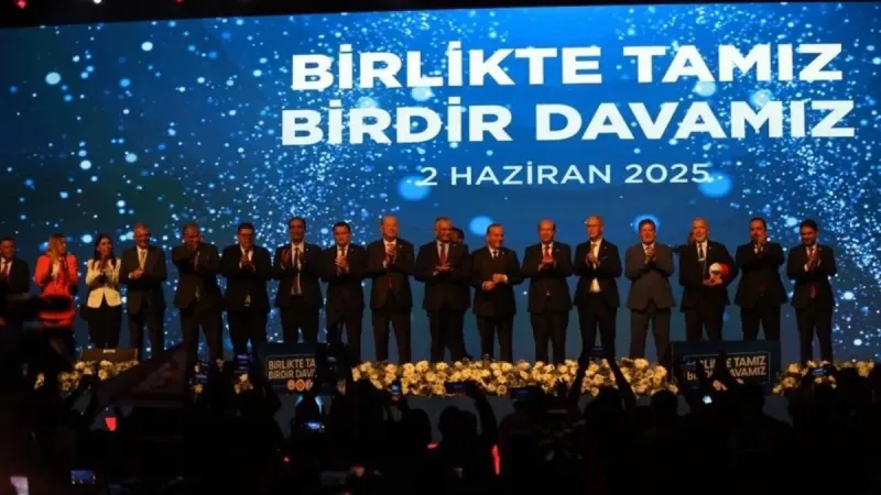 KKTC'deki Cumhurbaşkanlığı seçimlerinde koalisyondaki 3 partiden Ersin Tatar'a destek!