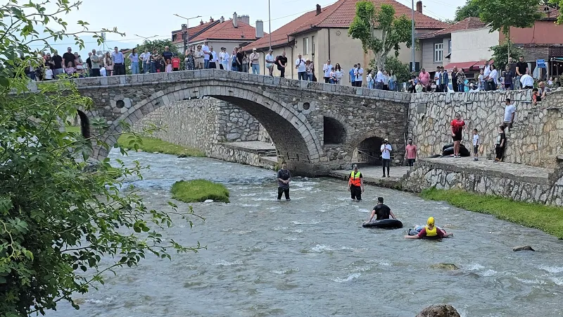 Kosova'da rafting heyecanı