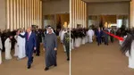 Trump'a Abu Dabi'de ŞOK Karşılama! Saçlar Havada Uçuştu!