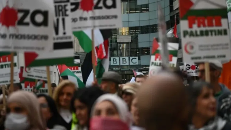 BBC İsrail'i Mi Koruyor? Londra'da Şok Protesto!