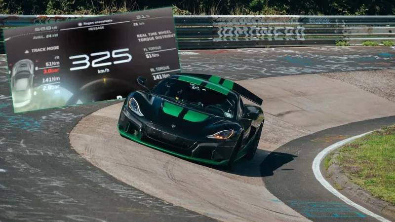 Rimac Nevera'dan Nürburgring'e Hız Dersleri! Rekor Mu Geliyor?
