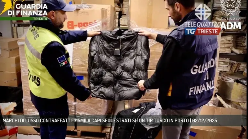 Trieste Limanı'nda Şok Baskın! Türkiye'den Gelen Tırda Neler Bulundu?