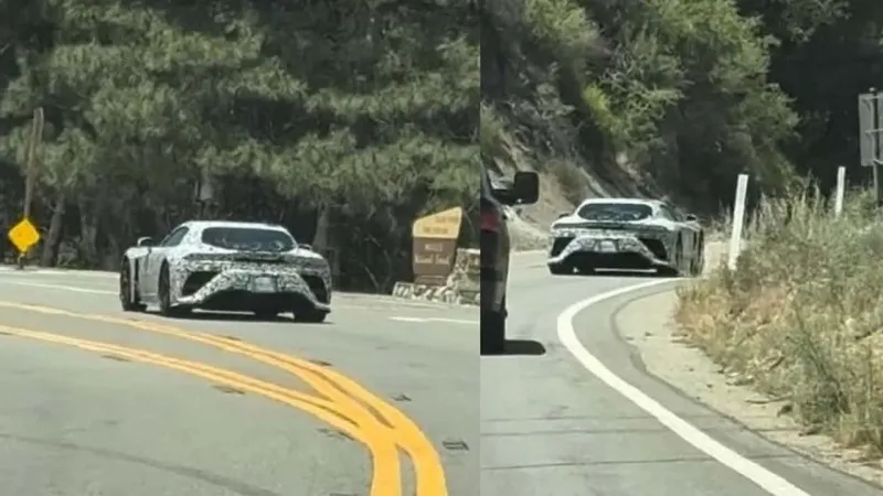 Lexus LFR Yollara İndi! AMG GT ile Testte Görüntülendi!